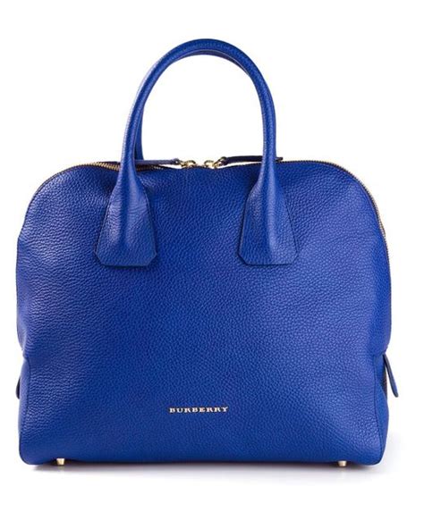 burberry blue bowling bag